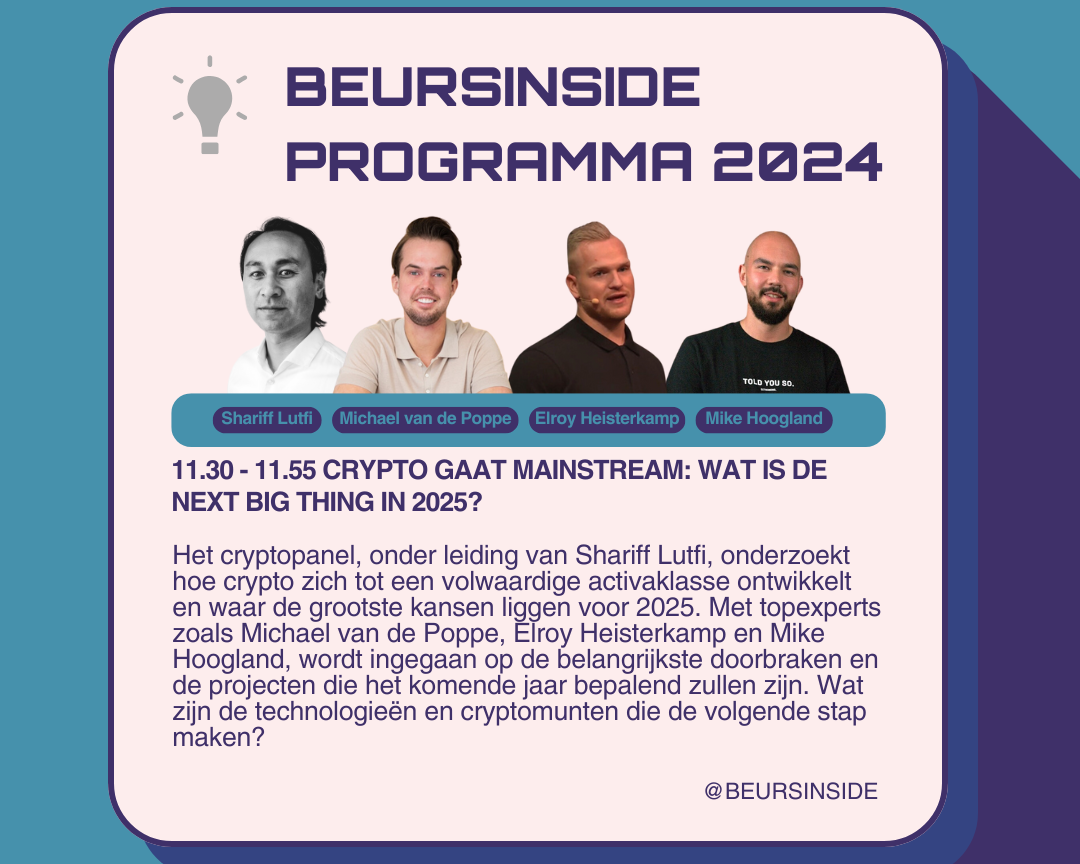 BeursInside 2024: Crypto Gaat Mainstream - Wat Is de Next Big Thing in 2025?