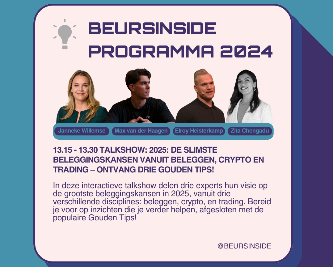 BeursInside 2024: Talkshow - De Grootste Kansen voor 2025: Inclusief Drie Gouden Tips!